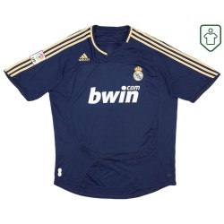 Men's Real Madrid 2007/08 Away Retro Shirt Dark Blue Men's Real Madrid 2007/08 Away Retro Shirt Dark Blue