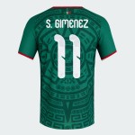 Women's Mexico 2026 Home Authentic World Cup Shirt S. GIMENEZ #11