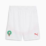 Kid's Morocco 2025 Third Shorts - White Kid's Morocco 2025 Third Shorts - White