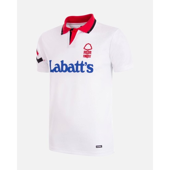 Women's Nottingham Forest 1992/93 Away Retro Shirt - White Women's Nottingham Forest 1992/93 Away Retro Shirt - White