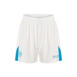 Men's Napoli 2024/25 Home Shorts - White/Sky Blue Men's Napoli 2024/25 Home Shorts - White/Sky Blue