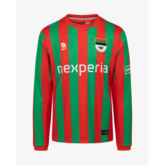 Men's N.E.C. Nijmegen 2025/26 Home Long Sleeve Shirt 2