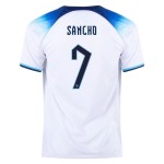 Jadon Sancho #7 England Home Jersey World Cup 2022 Jadon Sancho #7 England Home Jersey World Cup 2022