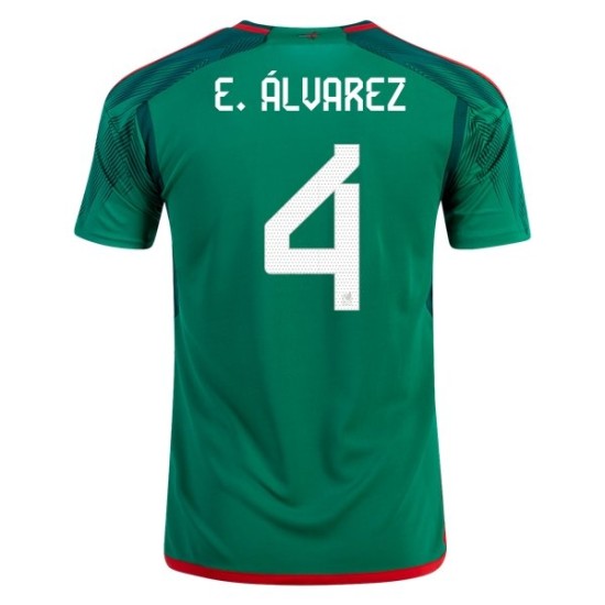 Edson Alvarez #4 Mexico Home Jersey World Cup 2022 Edson Alvarez #4 Mexico Home Jersey World Cup 2022