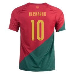 Bernardo Silva #10 Portugal Home Jersey World Cup 2022