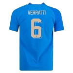 Marco Verratti #6 Italy Home Jersey World Cup 2022 Marco Verratti #6 Italy Home Jersey World Cup 2022