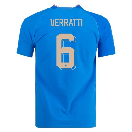 Marco Verratti #6 Italy Home Jersey World Cup 2022 Marco Verratti #6 Italy Home Jersey World Cup 2022