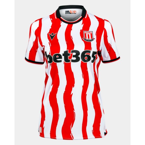 Women's Stoke City 2025/26 Home Shirt Women's Stoke City 2025/26 Home Shirt