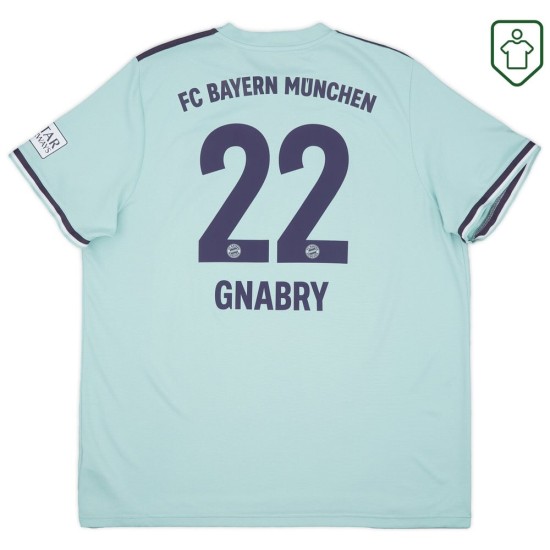 Men's Bayern Munich 2018/19 Away Retro Shirt Gnabry #22 Men's Bayern Munich 2018/19 Away Retro Shirt Gnabry #22