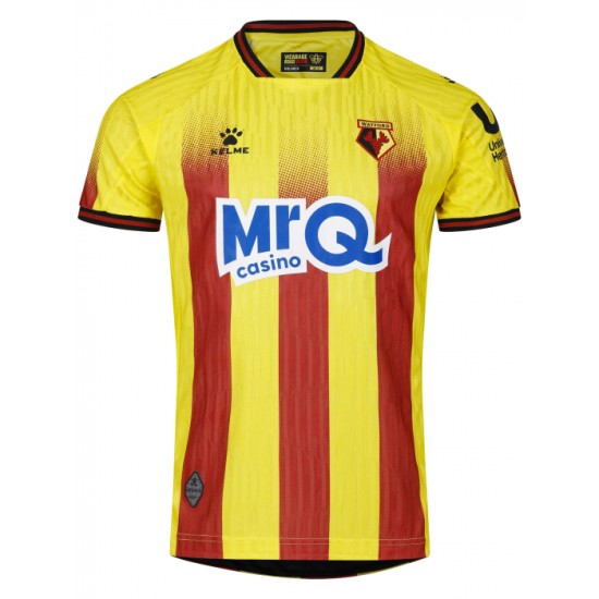Men's Watford 2025/26 Home Sponsored Shirt Men's Watford 2025/26 Home Sponsored Shirt