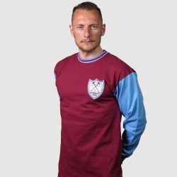 Kid's West Ham United 1964 Retro FA Cup Long Sleeve Shirt Kid's West Ham United 1964 Retro FA Cup Long Sleeve Shirt