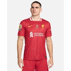 Kid's Liverpool 2024/25 Home LFC Champions Shirt & Gold Trophy &Insignia