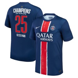 Men's PSG 2024/25 Home Collector Shirt - Champions of Europe 2025