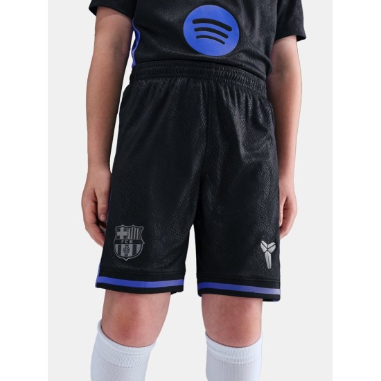 Kid's FC Barcelona 2025/26 Away Shorts
