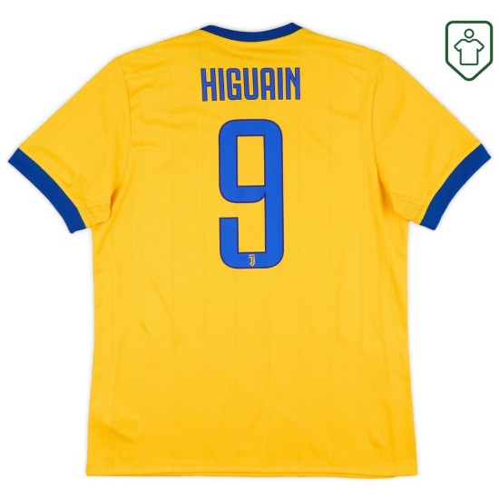 Men's Juventus 2017/18 Away Retro Shirt Higuain #9 Men's Juventus 2017/18 Away Retro Shirt Higuain #9