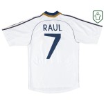 Men's Real Madrid 2001 Home Retro Shirt Raul #7 Men's Real Madrid 2001 Home Retro Shirt Raul #7