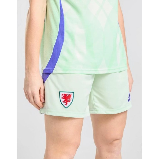 Men's Wales 2025 Women's Team Away Shorts Men's Wales 2025 Women's Team Away Shorts