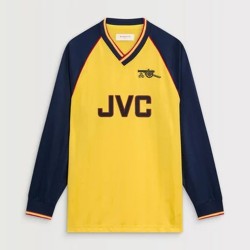 Men's Arsenal 1988/89 Away Retro Long Sleeve Shirt