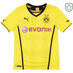 Men's BVB Borussia Dortmund 2013/14 Home Retro Shirt