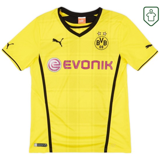 Men's BVB Borussia Dortmund 2013/14 Home Retro Shirt Men's BVB Borussia Dortmund 2013/14 Home Retro Shirt
