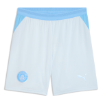 Men's Manchester City 2026/27 Home Shorts - White Men's Manchester City 2026/27 Home Shorts - White