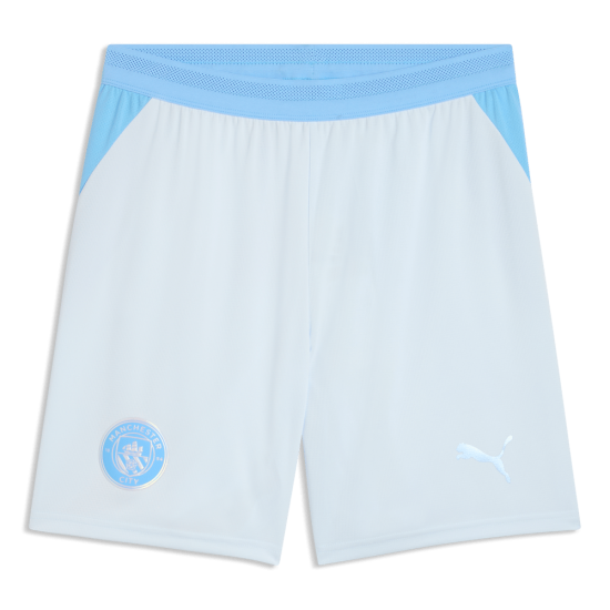 Men's Manchester City 2026/27 Home Shorts - White Men's Manchester City 2026/27 Home Shorts - White