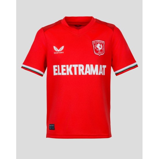 Kid's FC Twente 2024/25 Home Europa League Shirt