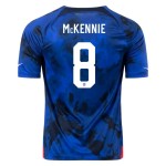 Weston McKennie #8 USMNT Away Jersey World Cup 2022
