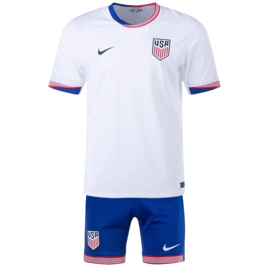 Kid's USMNT Home Jersey+Shorts Copa America 2024 Kid's USMNT Home Jersey+Shorts Copa America 2024