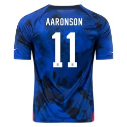 Brenden Aaronson #11 USMNT Away Jersey World Cup 2022