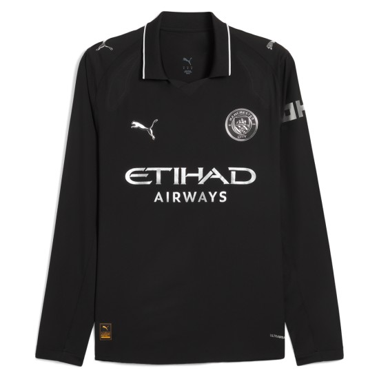 Kid's Manchester City 2025/26 Away Long Sleeve Shirt