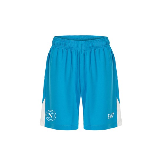 Kid's Napoli 2024/25 Home Shorts - Sky Blue Kid's Napoli 2024/25 Home Shorts - Sky Blue