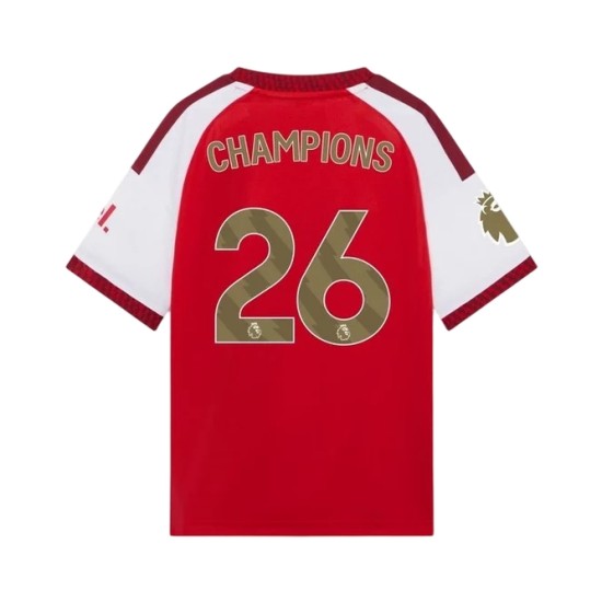 Men's Arsenal Premier League Champions Shirt #26 Men's Arsenal Premier League Champions Shirt #26