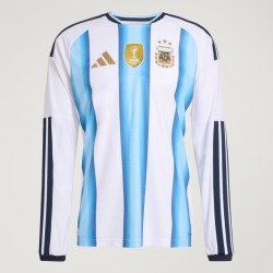 Women's Argentina 2026 Home Authentic World Cup Long Sleeve Shirt