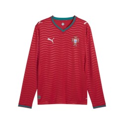 Women's Portugal 2026 Home World Cup Long Sleeve Shirt