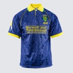 Kid's Norwich City 1993 Away Retro UEFA Cup Shirt Kid's Norwich City 1993 Away Retro UEFA Cup Shirt