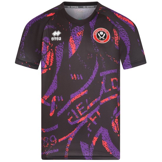 Women's Sheffield United 2025/26 Third Warm Up Shirt - Dark Purple Women's Sheffield United 2025/26 Third Warm Up Shirt - Dark Purple