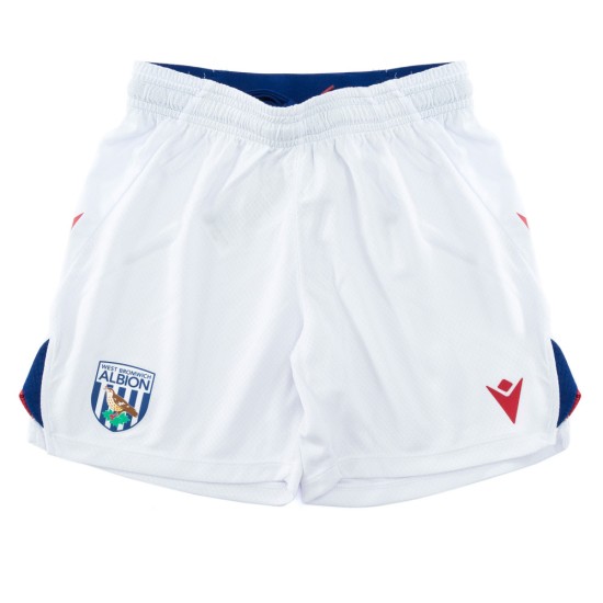 Kid's West Bromwich Albion 2024/25 Home Shorts - White Kid's West Bromwich Albion 2024/25 Home Shorts - White