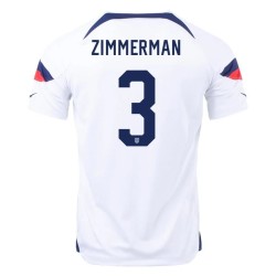 Walker Zimmerman #3 USMNT Home Jersey World Cup 2022