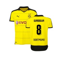 Women's GUNDOGAN BVB Borussia Dortmund 2015/16 Home Shirt Women's GUNDOGAN BVB Borussia Dortmund 2015/16 Home Shirt
