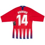 Women's RODRIGO Atletico Madrid 2024/25 Home Long Sleeved Shirt Women's RODRIGO Atletico Madrid 2024/25 Home Long Sleeved Shirt