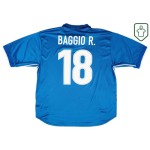 Men's Italy 1997/98 Home Retro Shirt Baggio R. #18 Men's Italy 1997/98 Home Retro Shirt Baggio R. #18