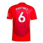 Men's MARTINEZ Manchester United 2024/25 Home Shirt Men's MARTINEZ Manchester United 2024/25 Home Shirt