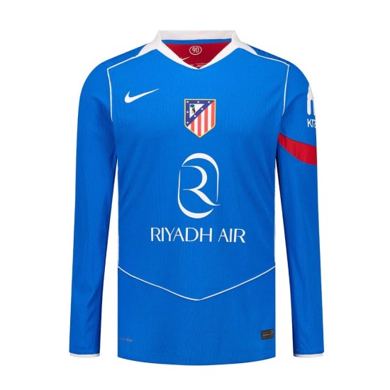 Men's Atletico Madrid 2025/26 Third Long Sleeve Shirt Men's Atletico Madrid 2025/26 Third Long Sleeve Shirt