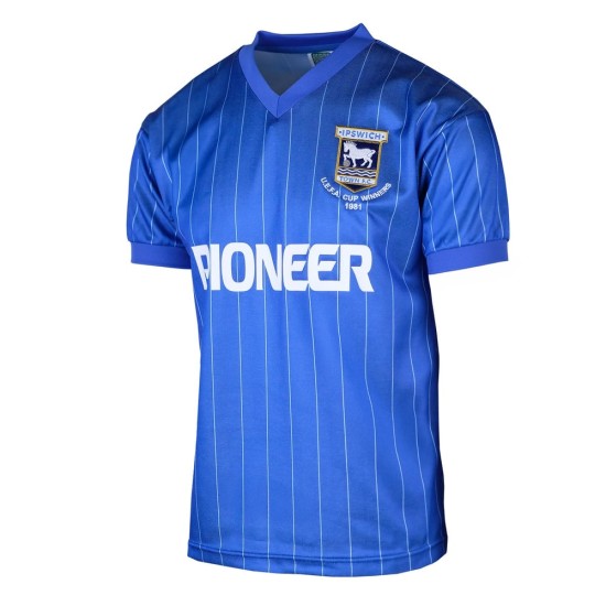 Kid's Ipswich Town 1981/82 Home Retro Shirt Kid's Ipswich Town 1981/82 Home Retro Shirt