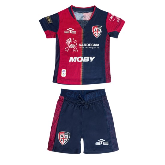 Kid's Cagliari Calcio 2024/25 Home Kit Kid's Cagliari Calcio 2024/25 Home Kit