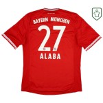 Men's Bayern Munich 2013/14 Home Retro Shirt Alaba #27
