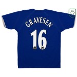 Men's Everton 2003/04 Home Retro Shirt Gravesen #16