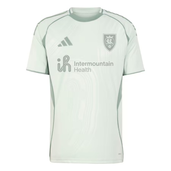 Kid's Real Salt Lake 2025 Third Pre Match Shirt - Green