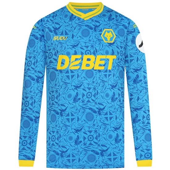 Kid's Wolverhampton Wanderers 2025/26 Third Long Sleeve Shirt
